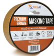 Maszkolószalag krepp PREMIUM BROWN 30mmx50y